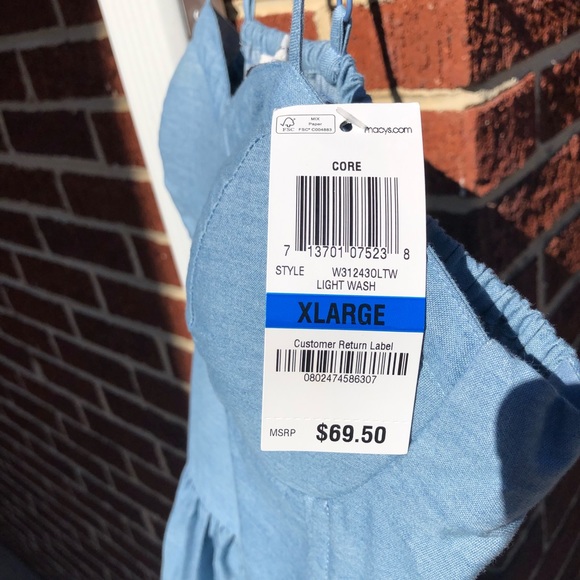 American Rag cue Light Wash dress - Picture 7 of 7